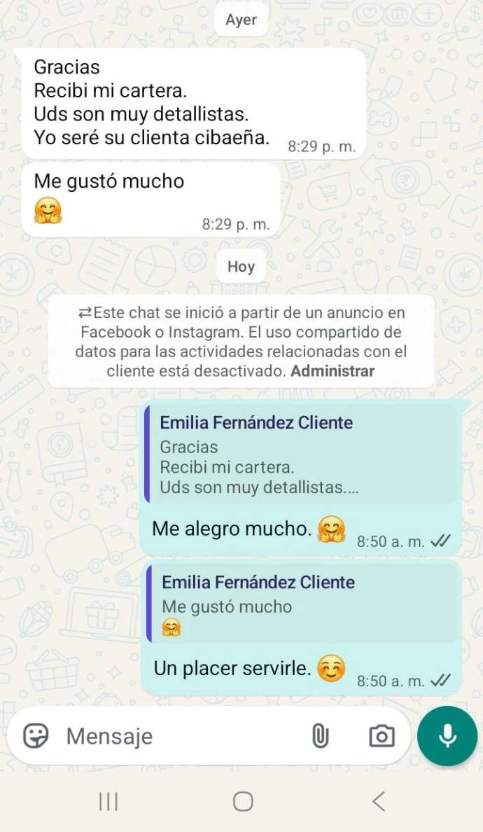 testimonio de cliente