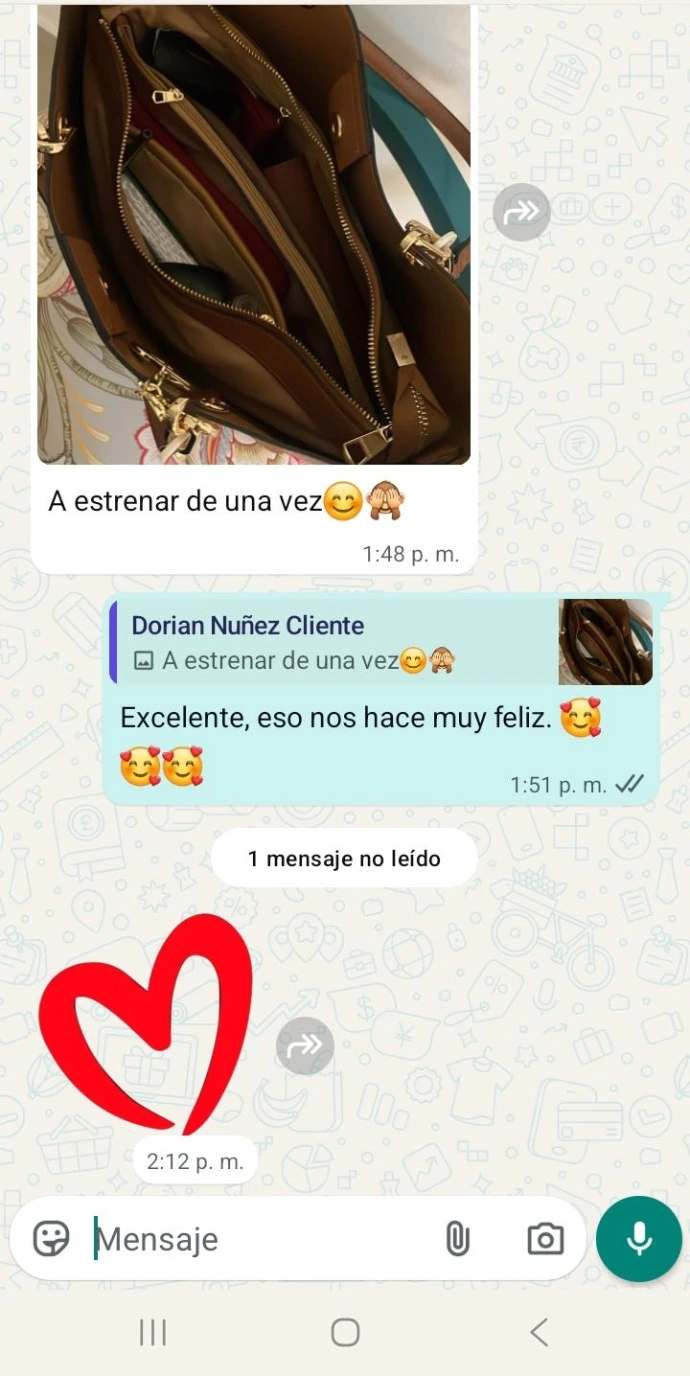 cliente feliz